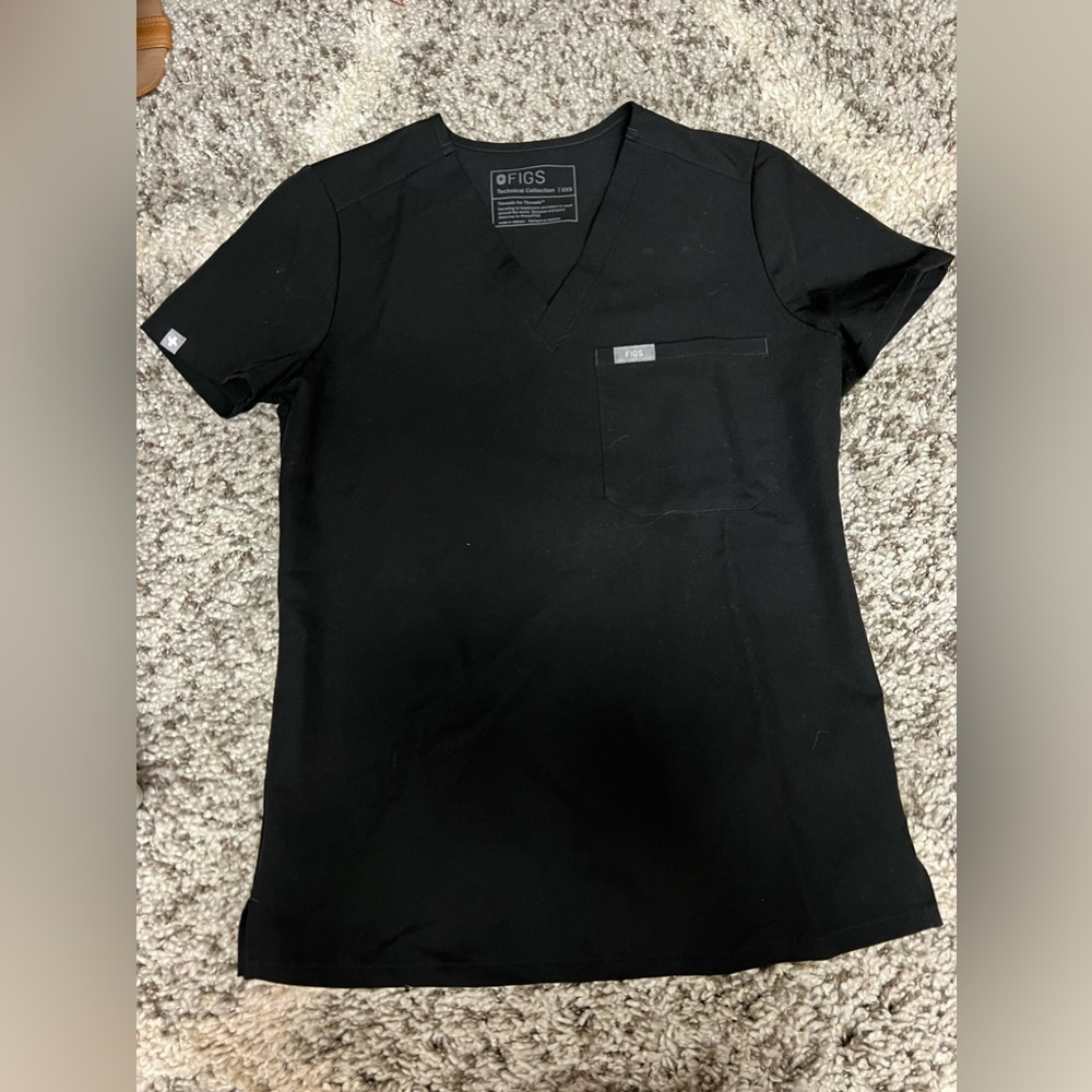 Figs black Catarina top